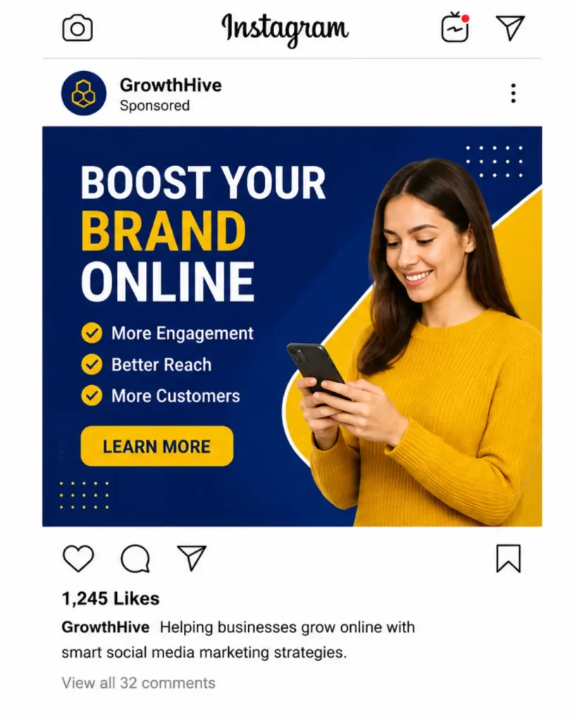 Instagram Sponsored Ad