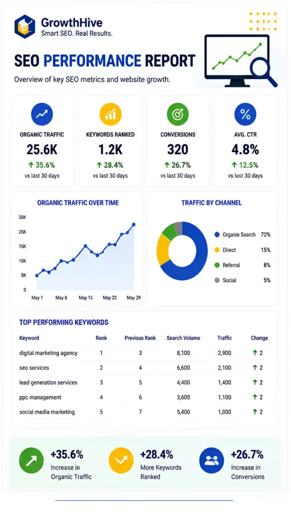 SEO performance Report